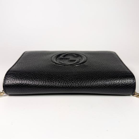 Gucci Soho Leather Wallet On Chain - Picture 7 of 13